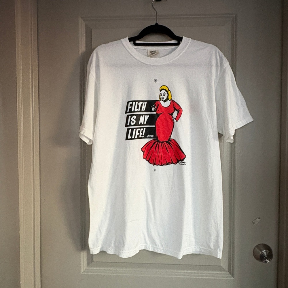 Comfort Colors Divine Filth Is My Life Graphic Tee Size L